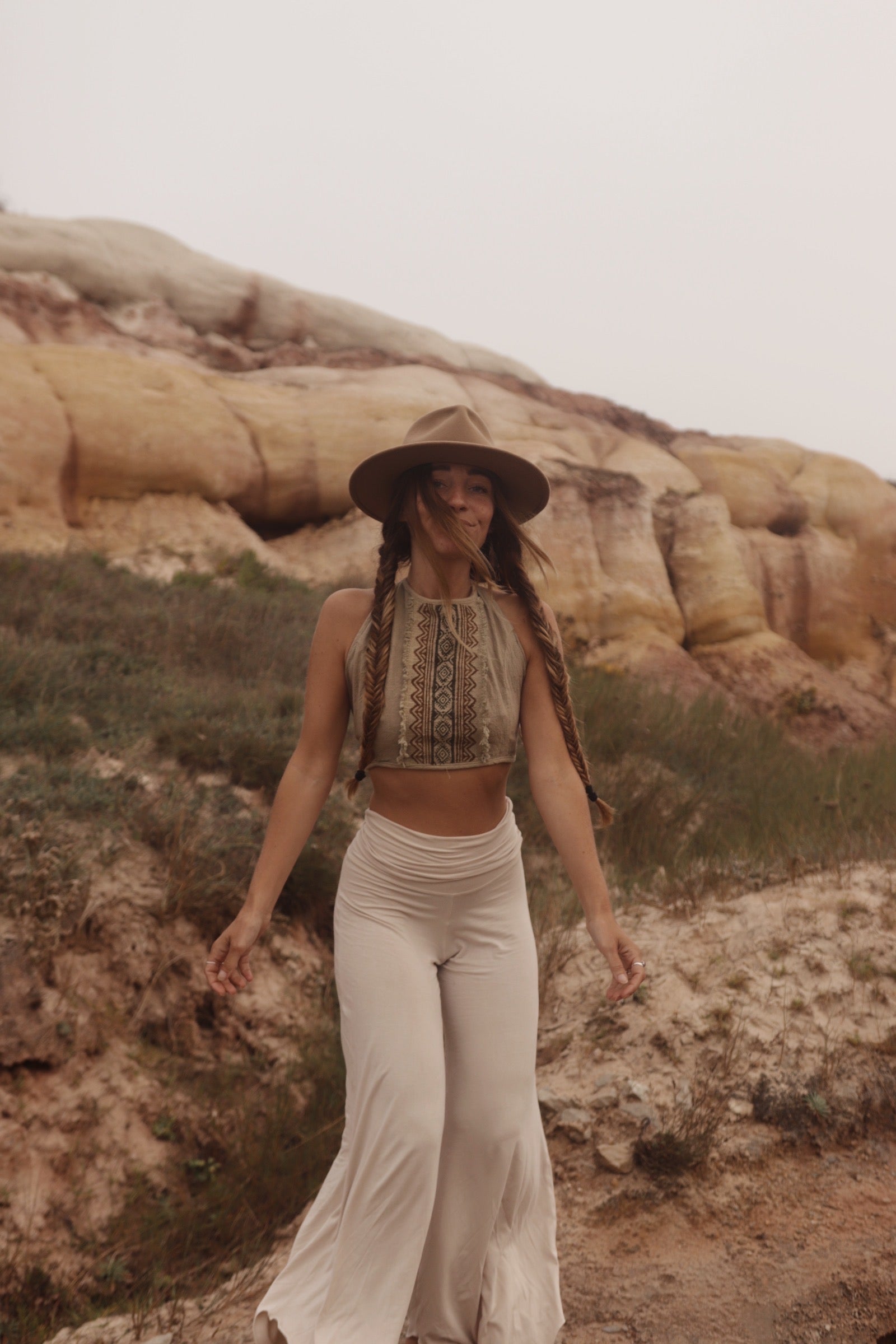 Tribal Top - Clay Beige