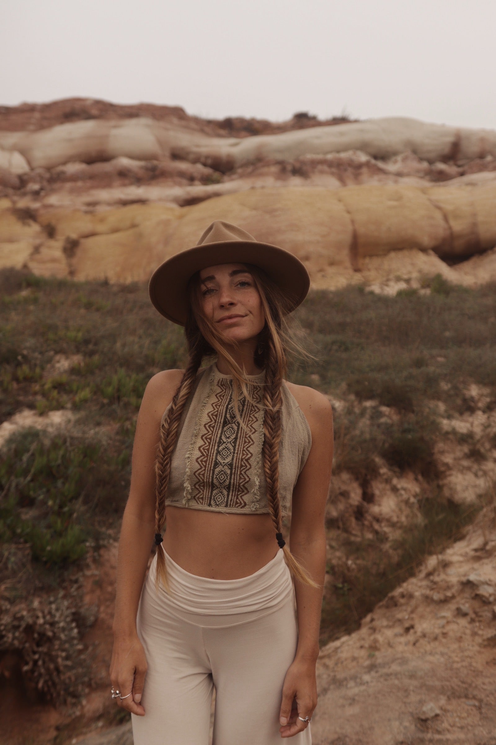 Tribal Top - Clay Beige