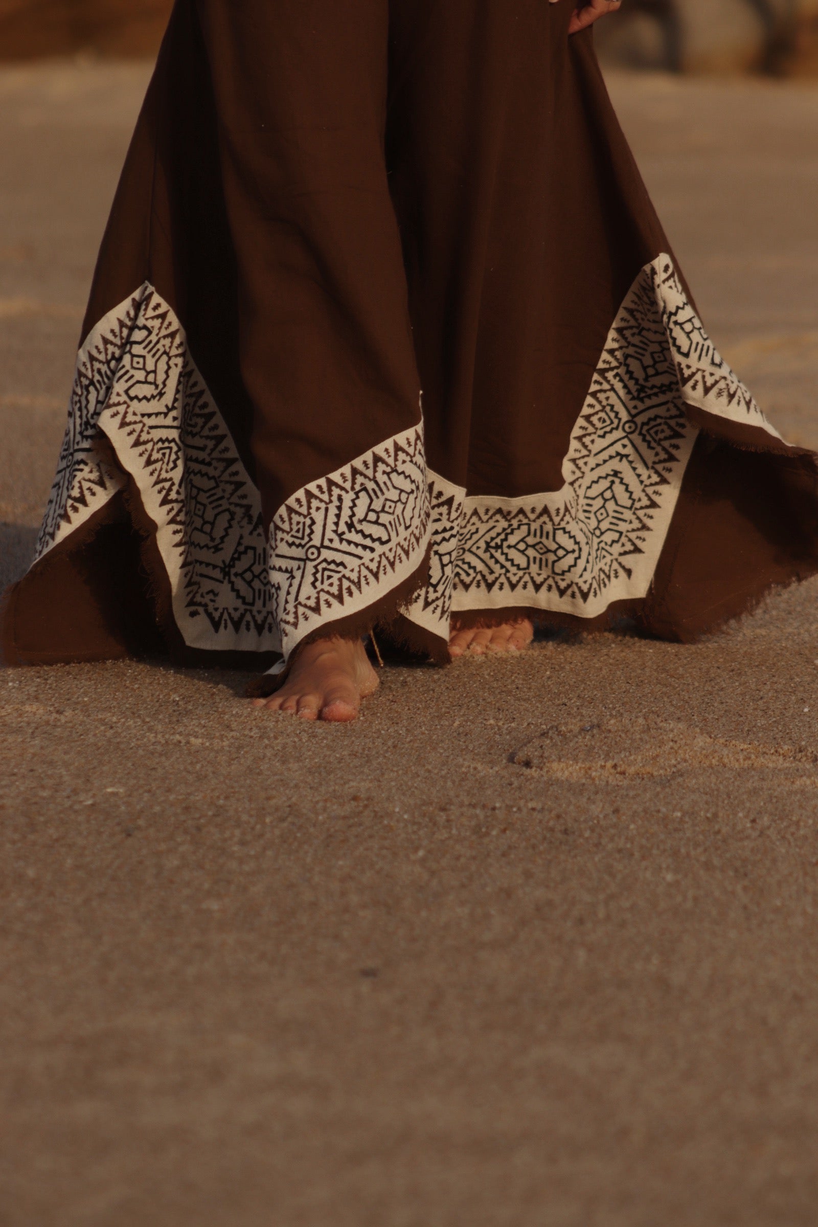 Flared Pants - Earthy Brown