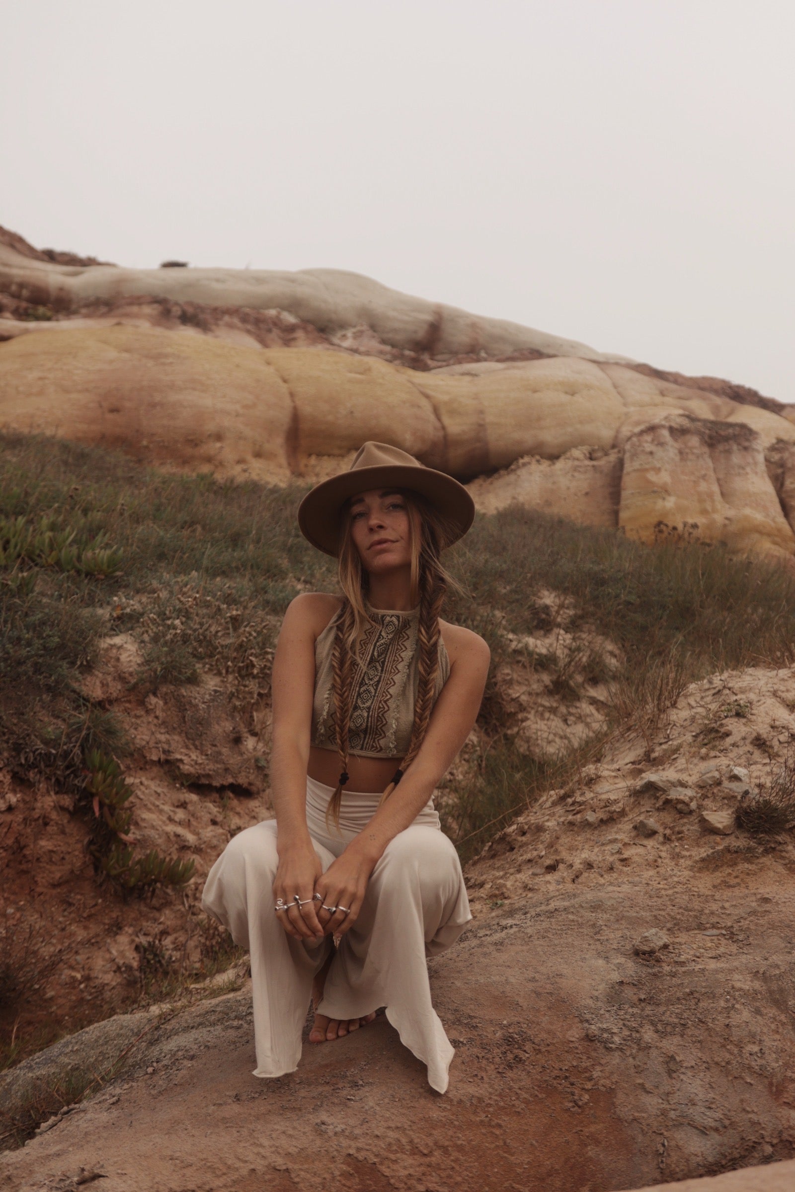 Tribal Top - Clay Beige