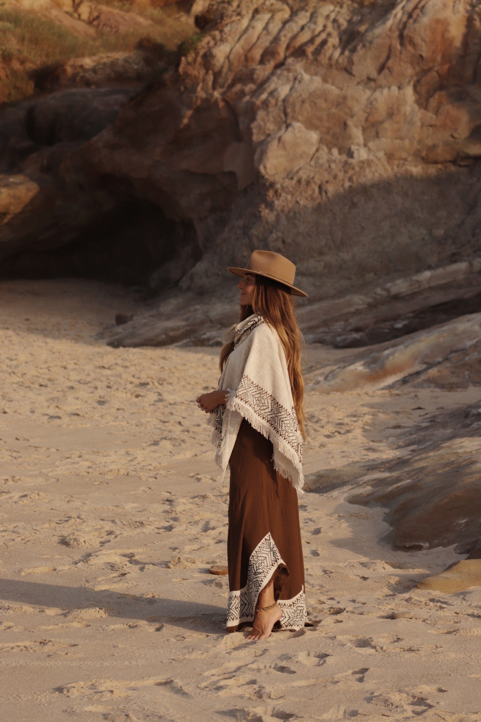 Flared Pants - Earthy Brown