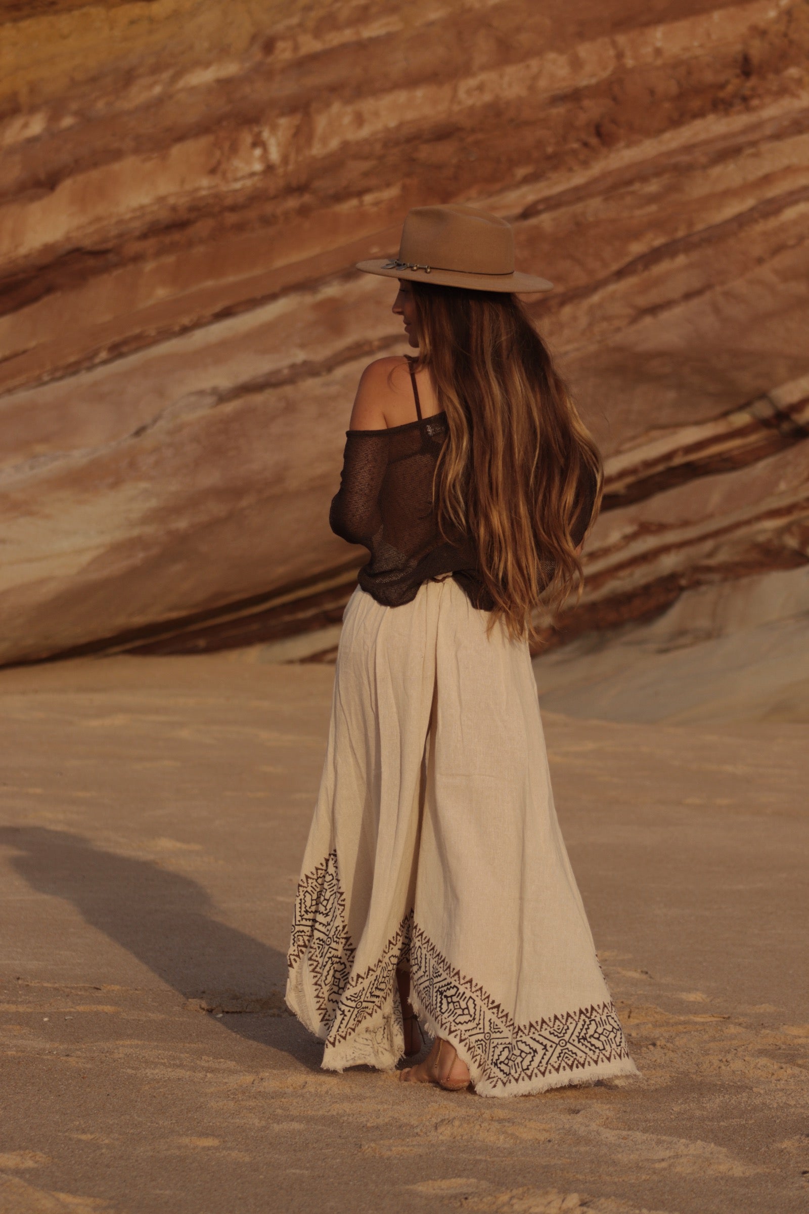 Flared Pants - Natural Ivory